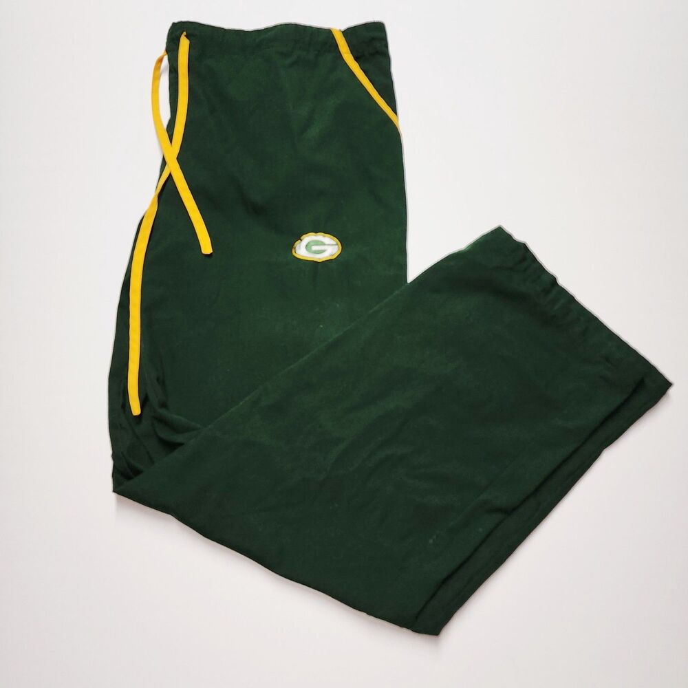 Green Bay Packers NFL Team Apparel Scrubs Pair Top & Bottom Men's Large EUC - Picture 10 of 15